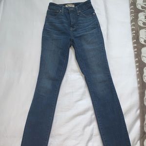 Madewell high rise skinny jeans